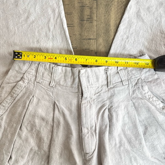 Free People Cream Textured Pants - Picture 8 of 13